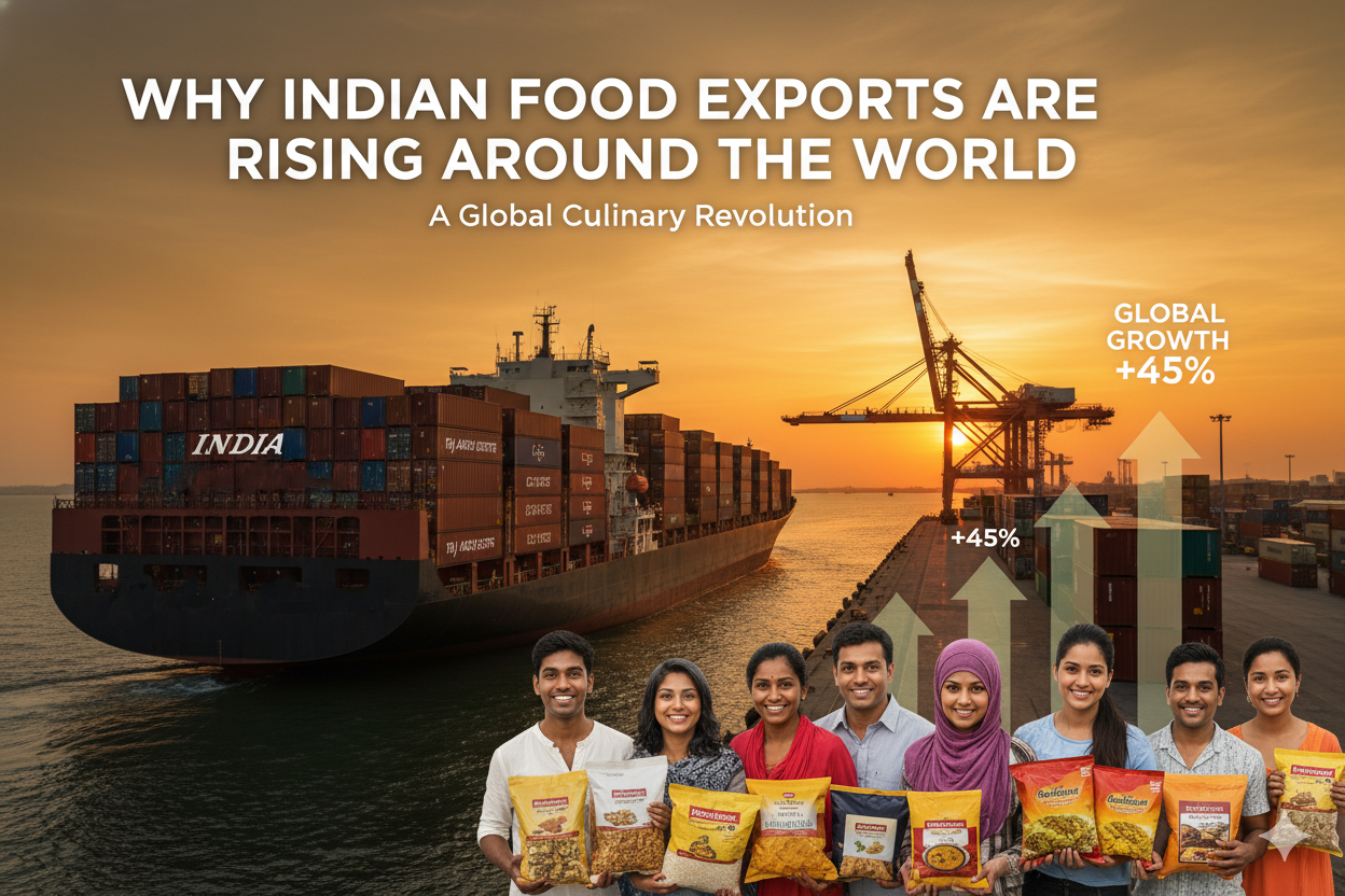 Why Indian Food Exports Are Rising Around the World